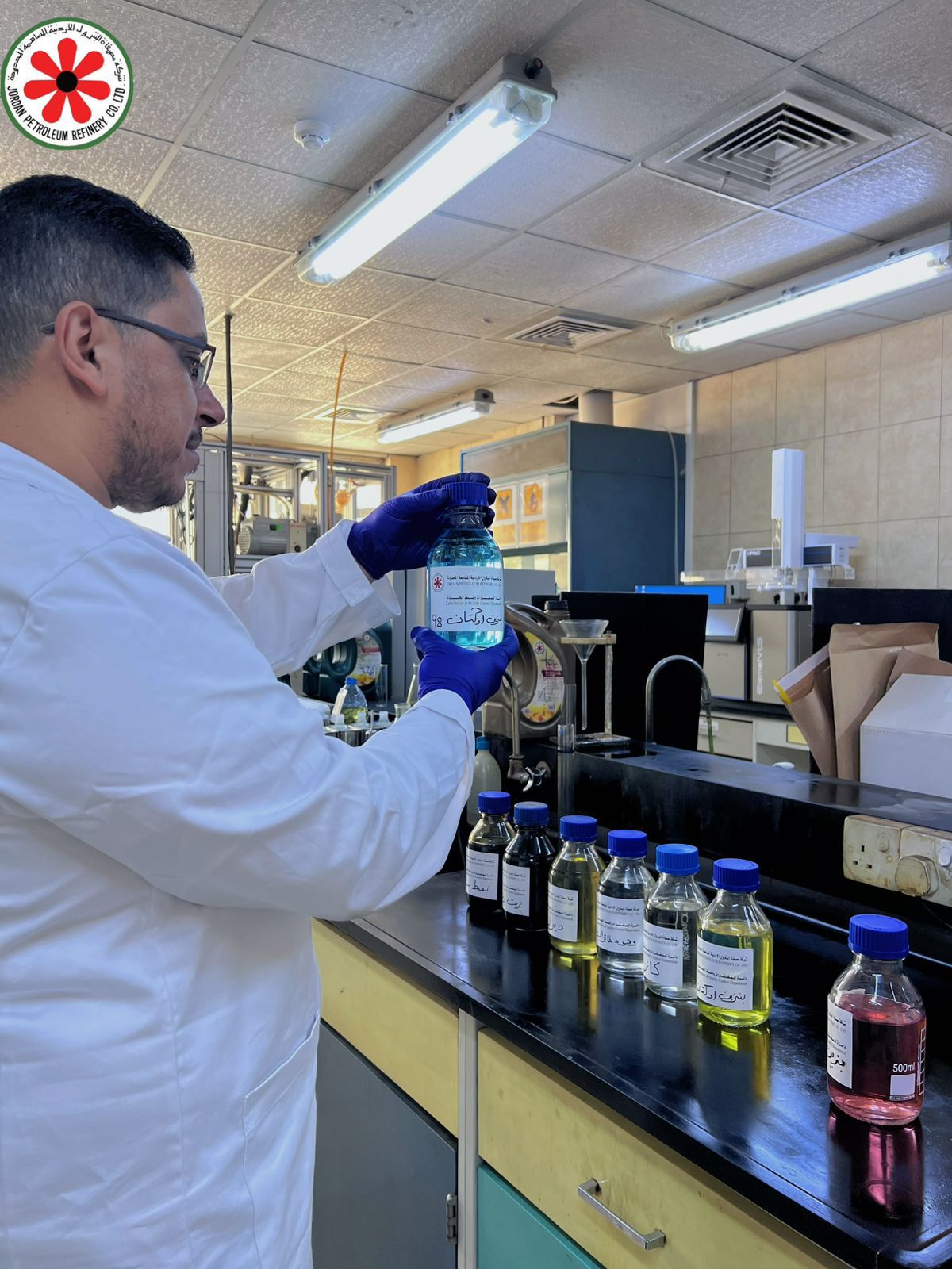 استكمال مختبرات شركة مصفاة البترول الأردنية متطلبات المواصفات الدولية للمشتقات النفطية