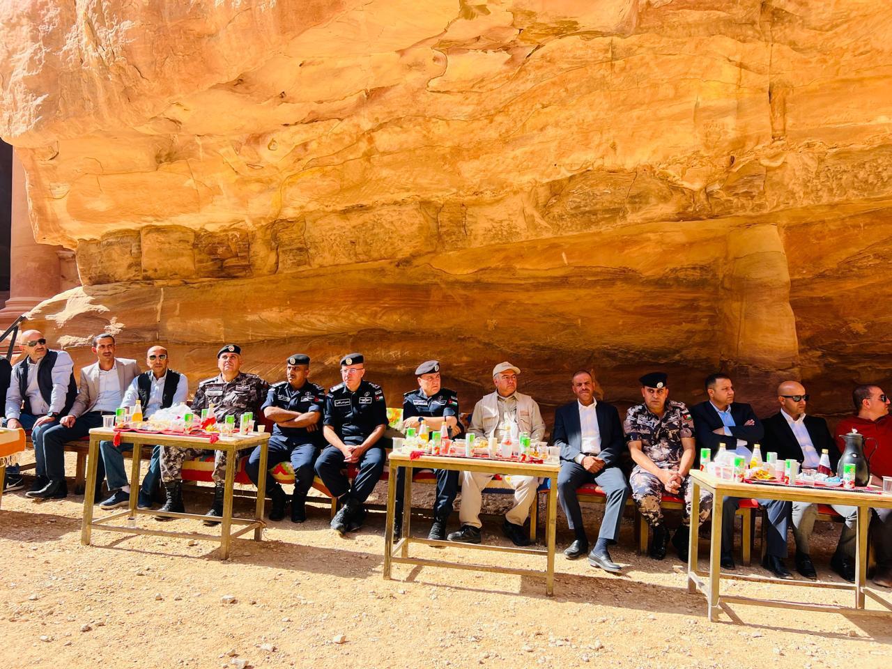 مديرية شرطة غرب معان تنفذ تمريناً بالتعاون مع سلطة إقليم البترا للتعامل مع السيول داخل الموقع الأثري