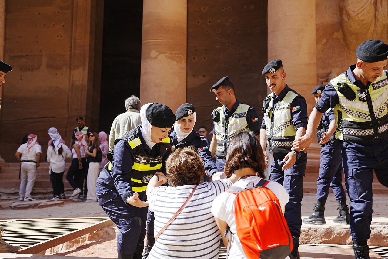 مديرية شرطة غرب معان تنفذ تمريناً بالتعاون مع سلطة إقليم البترا للتعامل مع السيول داخل الموقع الأثري