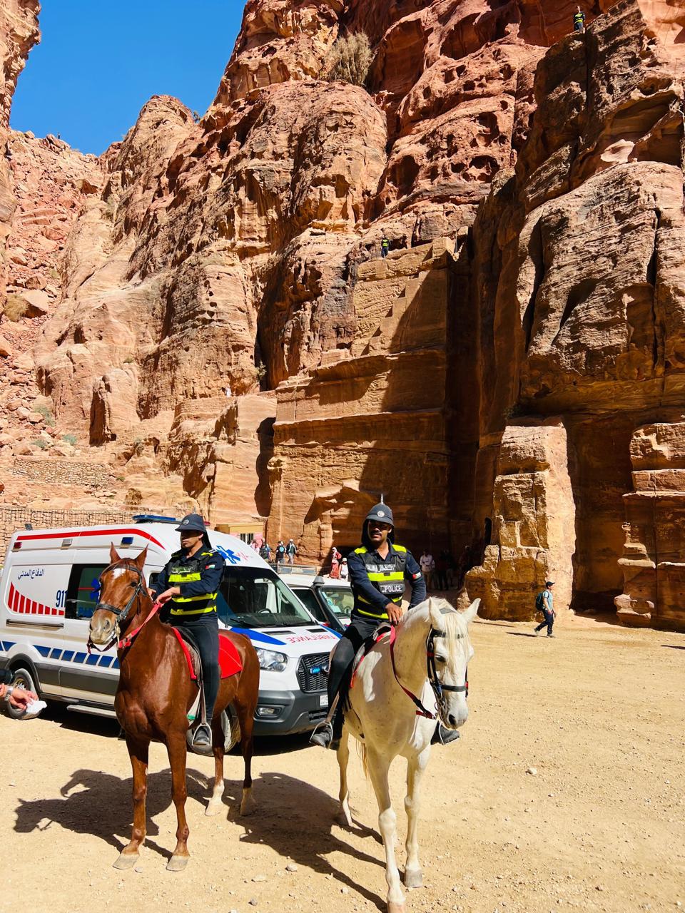 مديرية شرطة غرب معان تنفذ تمريناً بالتعاون مع سلطة إقليم البترا للتعامل مع السيول داخل الموقع الأثري