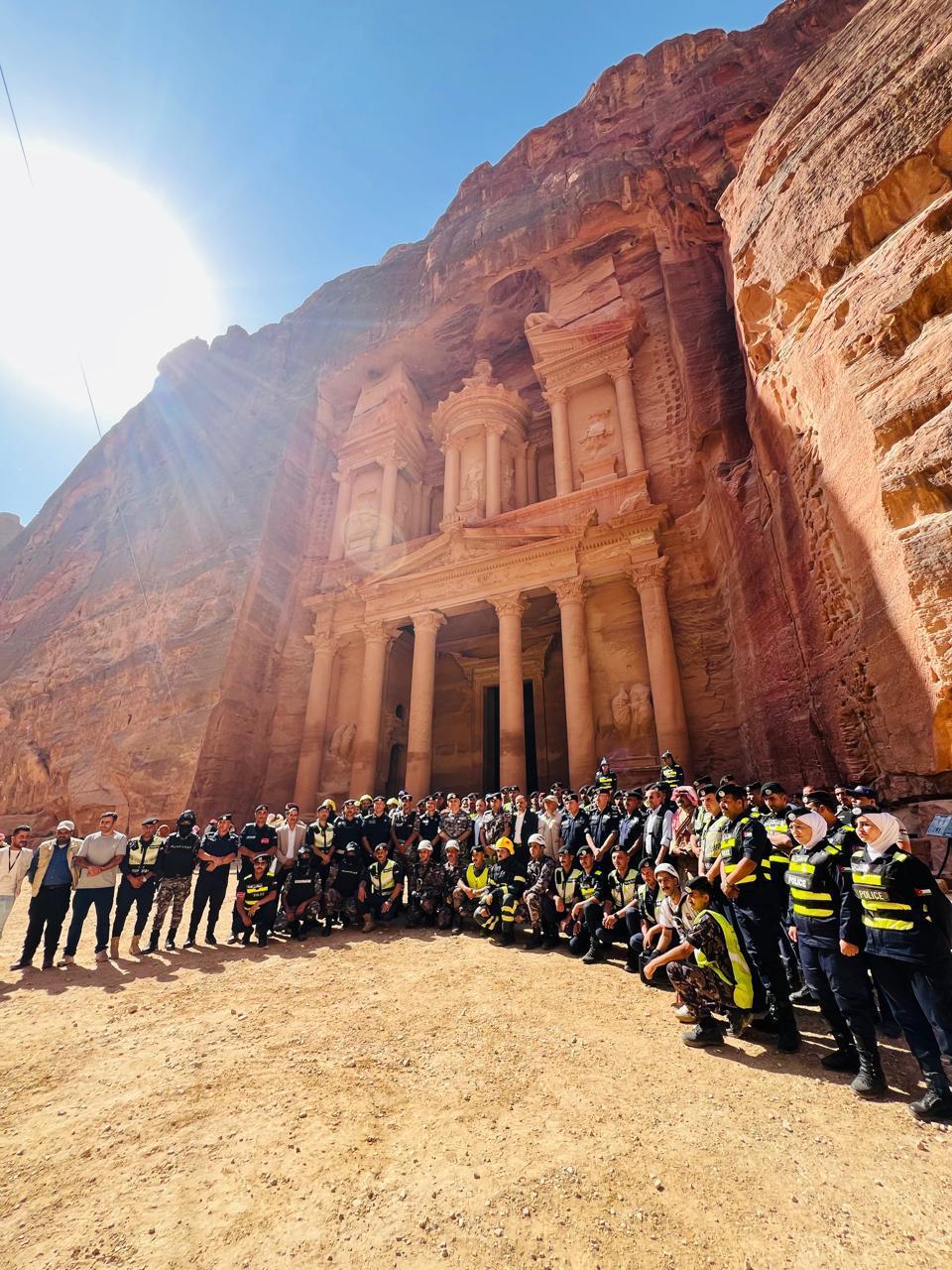 مديرية شرطة غرب معان تنفذ تمريناً بالتعاون مع سلطة إقليم البترا للتعامل مع السيول داخل الموقع الأثري