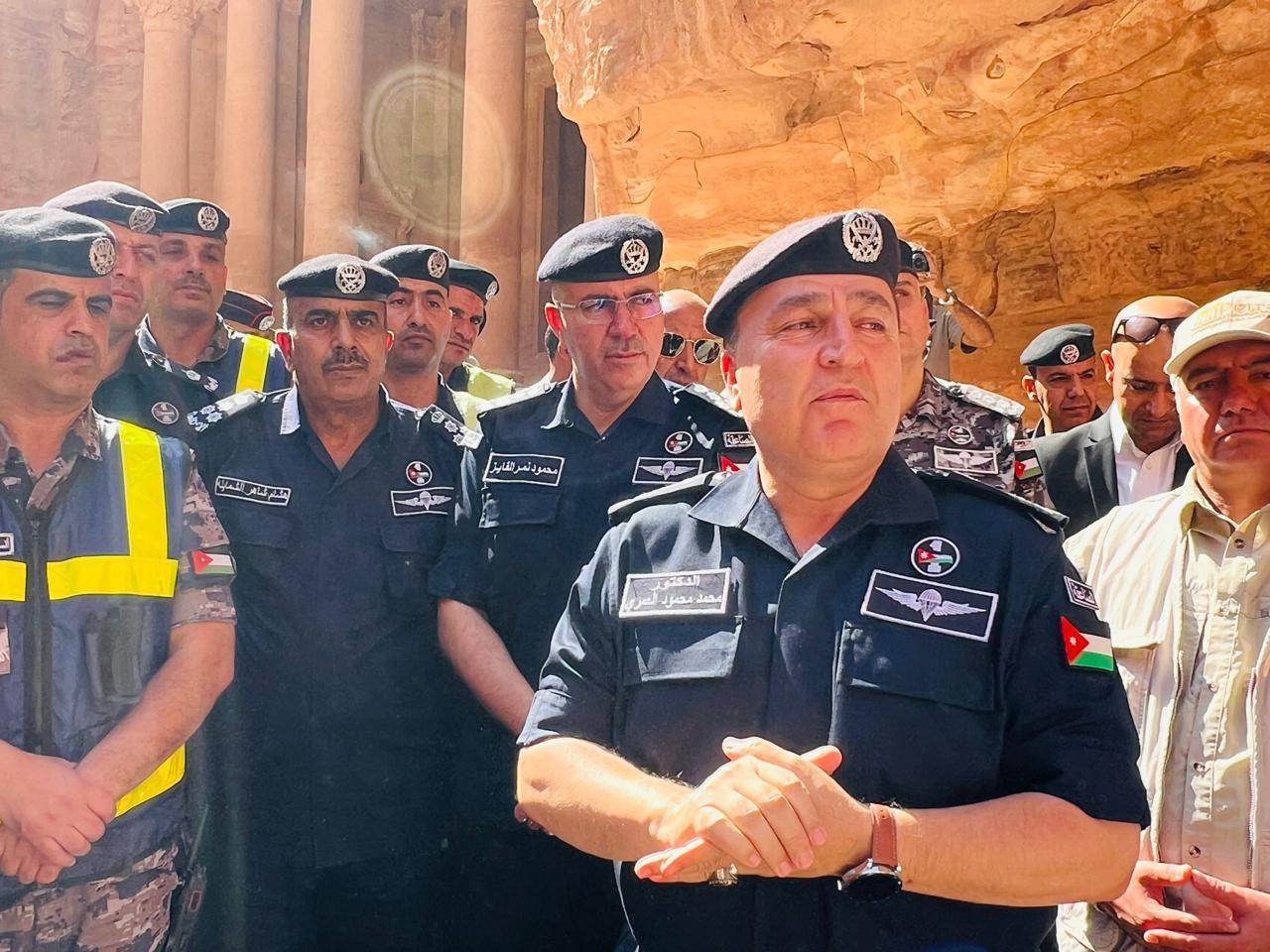 مديرية شرطة غرب معان تنفذ تمريناً بالتعاون مع سلطة إقليم البترا للتعامل مع السيول داخل الموقع الأثري