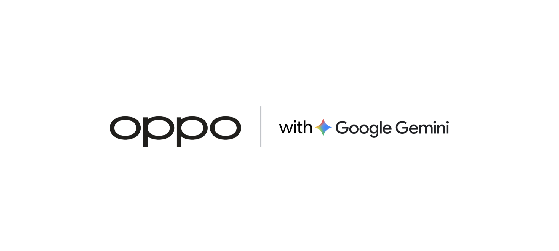 أوبو تقدّم تجارب الذكاء الاصطناعي المخصصة والجديدة للهواتف المحمولة بالتعاون مع جوجل  OPPO  Google Gemini logo.png