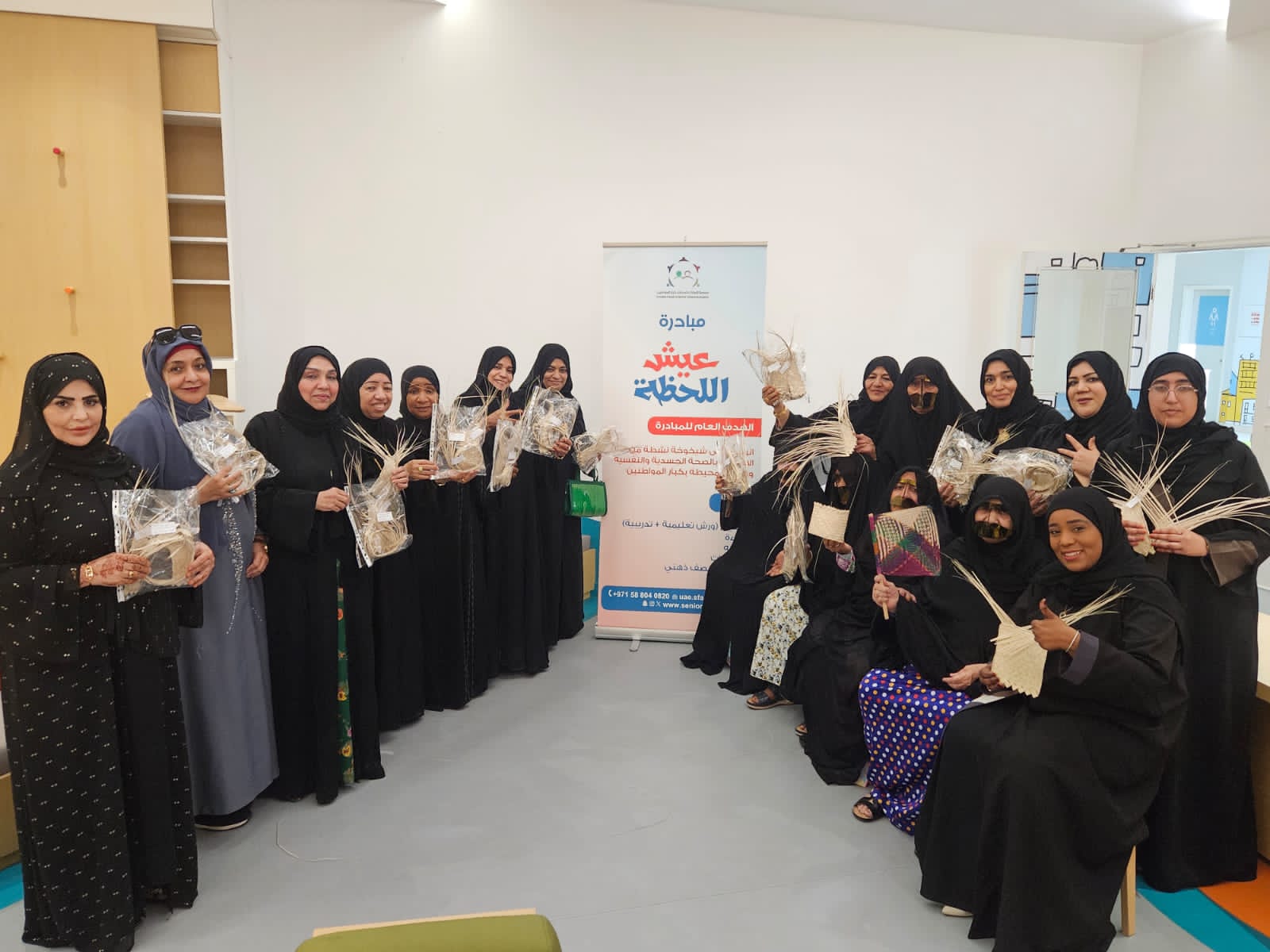 اختتام ورشة “السِّفافَة” بمجلس إرثي بمشاركة كبار المواطنين لتعزيز الفنون التراثية الإماراتية