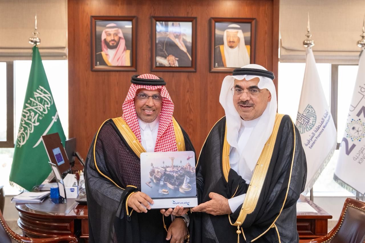 أمين الشرقية يستقبل أمين جازان للاطلاع على التجارب الاستثمارية المتميزة