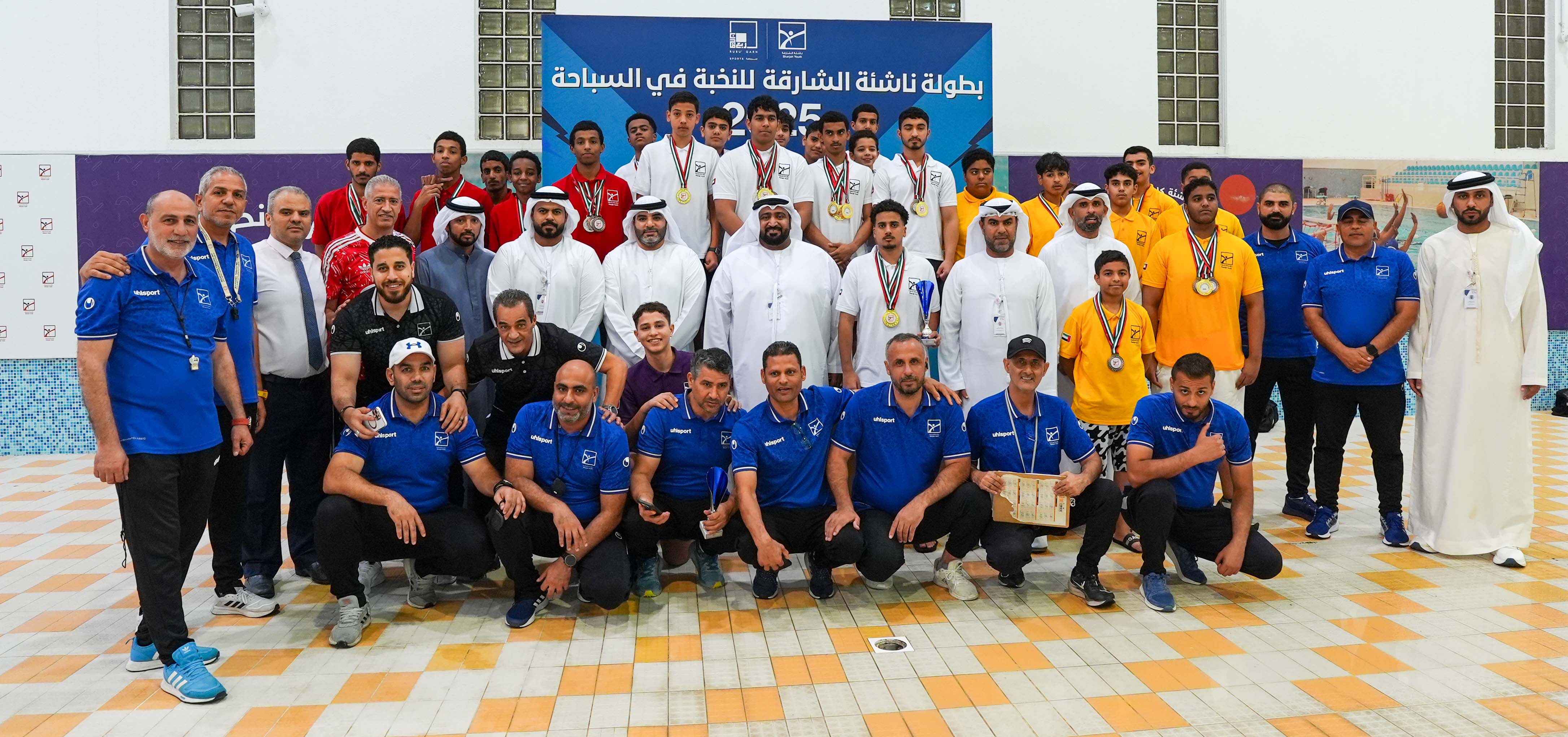 ناشئة الشارقة يشعلون منافسات بطولة النخبة في السباحة