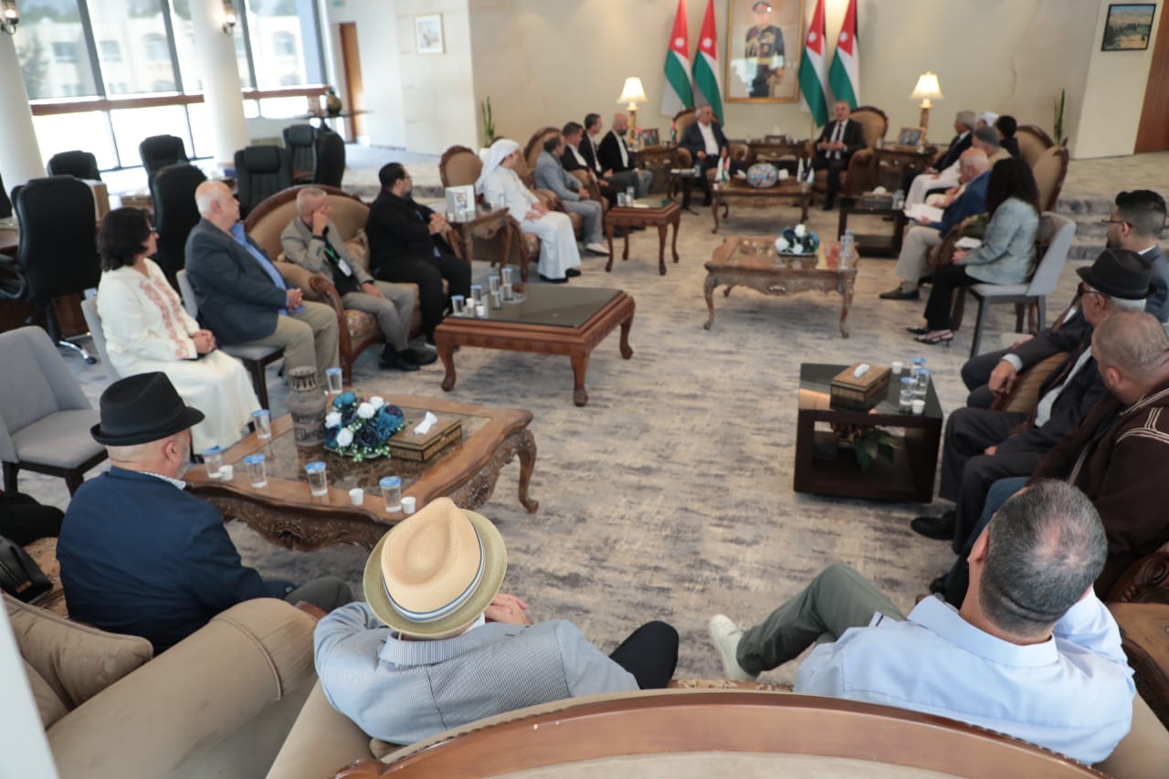 وزير الثقافة يلتقي الوفود العربية المشاركة في مهرجان الأردن المسرحي