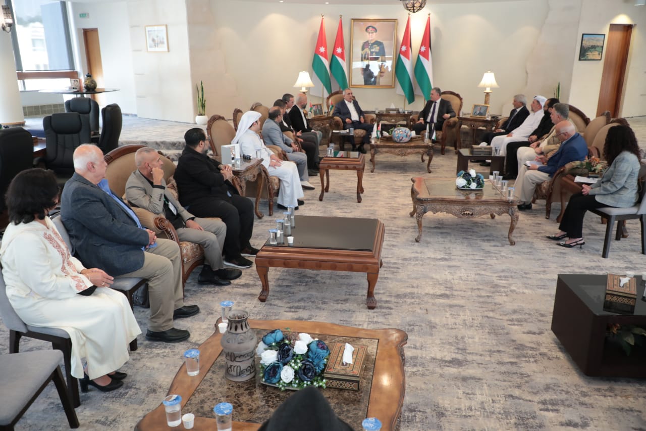 وزير الثقافة يلتقي الوفود العربية المشاركة في مهرجان الأردن المسرحي