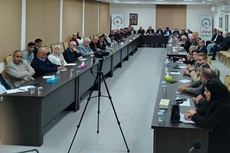 بحضور 100 شخصية أكاديمية ونيابية وحزبية  الحزب الوطني الإسلامي يبحث العنف الجامعي