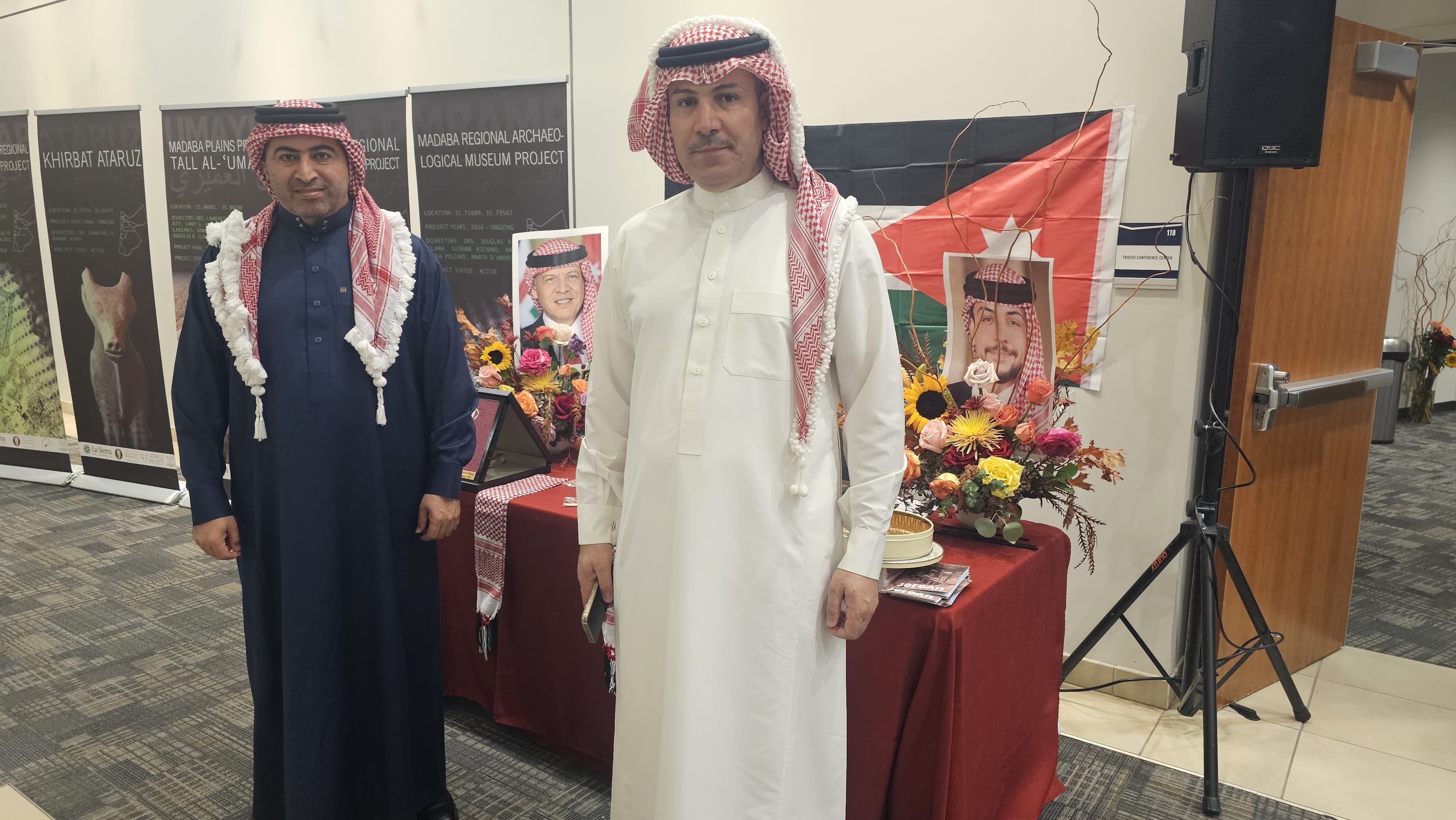 وفد أردني يمثل جميع أطياف مأدبا يشارك في مؤتمر Archaeology Discovery Weekend في جامعة لاسييرا بولاية كاليفورنيا