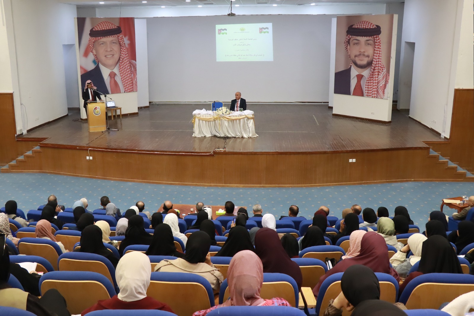 العين توفيق كريشان يحاضر في جامعة الحسين بن طلال حول الشباب في فكر جلالة الملك عبدالله الثاني