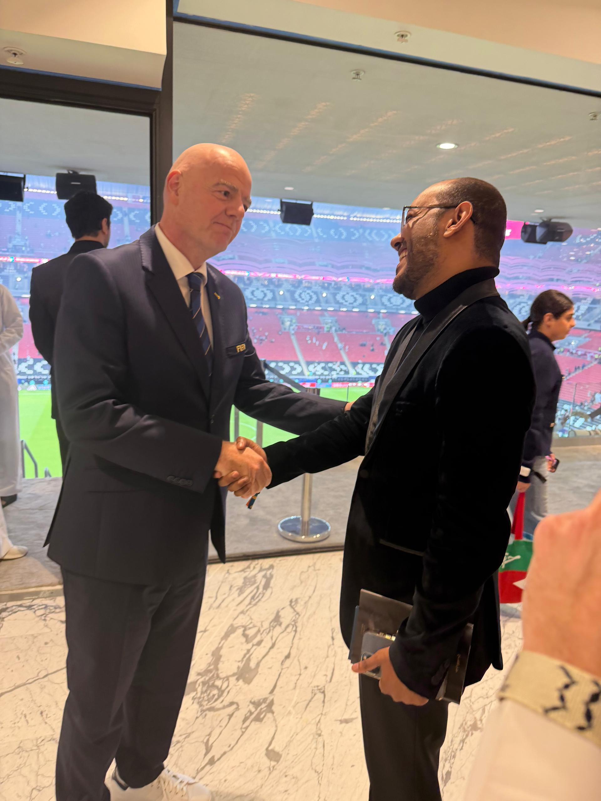 ما قاله رئيس الفيفا للقحوم بعد تدشين كأس العرب… اعتراف عالمي يسبق مفاجآت ليلة دبي أوبرا 14 ديسمبر