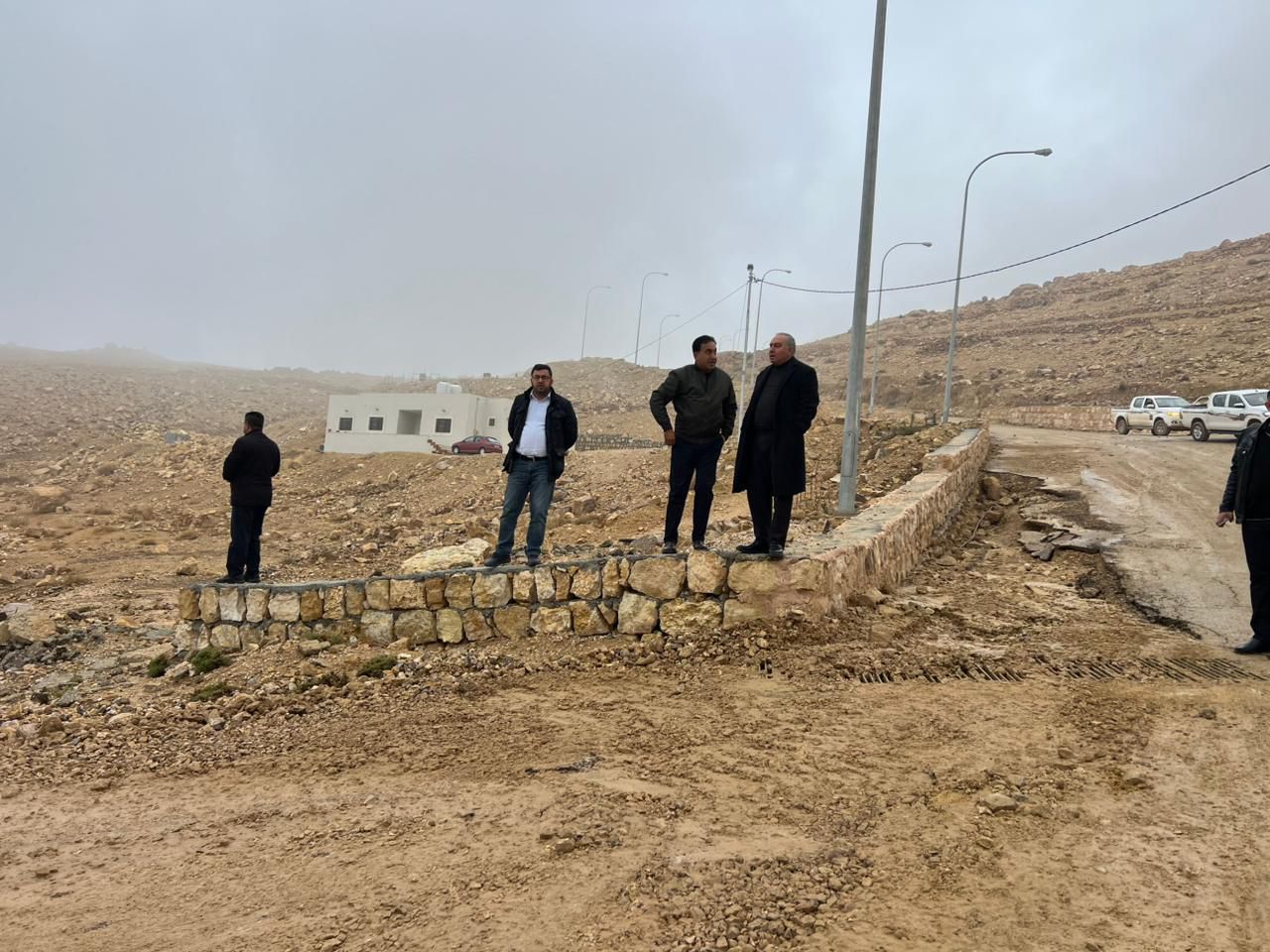 البريزات يتفقد الطيبة والراجف ودلاغة بعد الأمطار الغزيرة