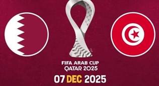 منافسات قوية في كأس العرب: قطر تواجه تونس وسوريا تواجه فلسطين
