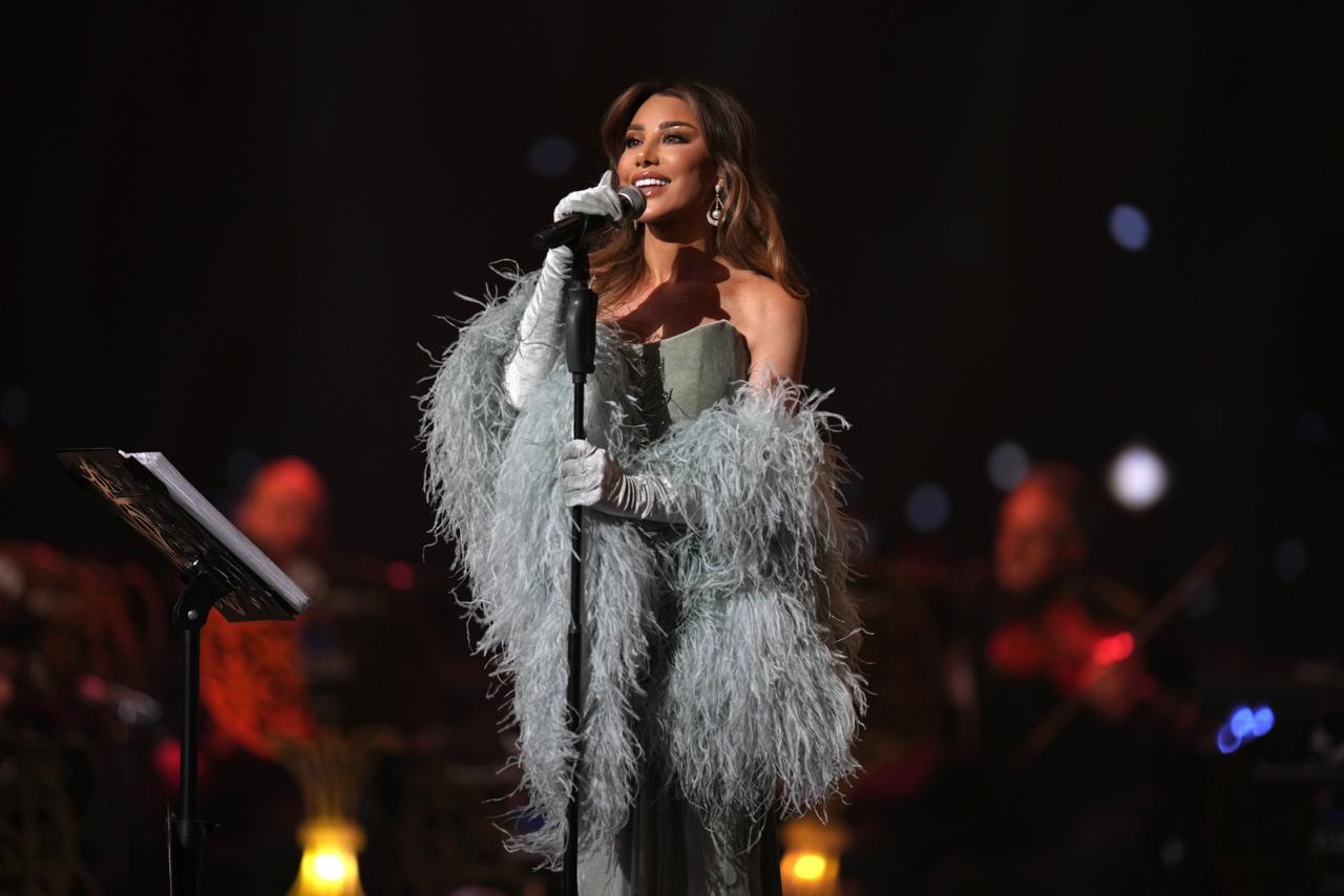 نجوى كرم تشعل مسرح محمد عبده أرينا بالرياض بحفل جماهيري استثنائي وتستقبل العام الجديد 2026 من دبي