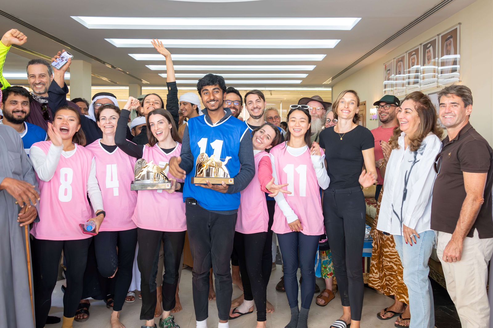 ماراثون رحلة الهجن ضمن مهرجان محمد بن زايد لسباقات الهجن بالذيد