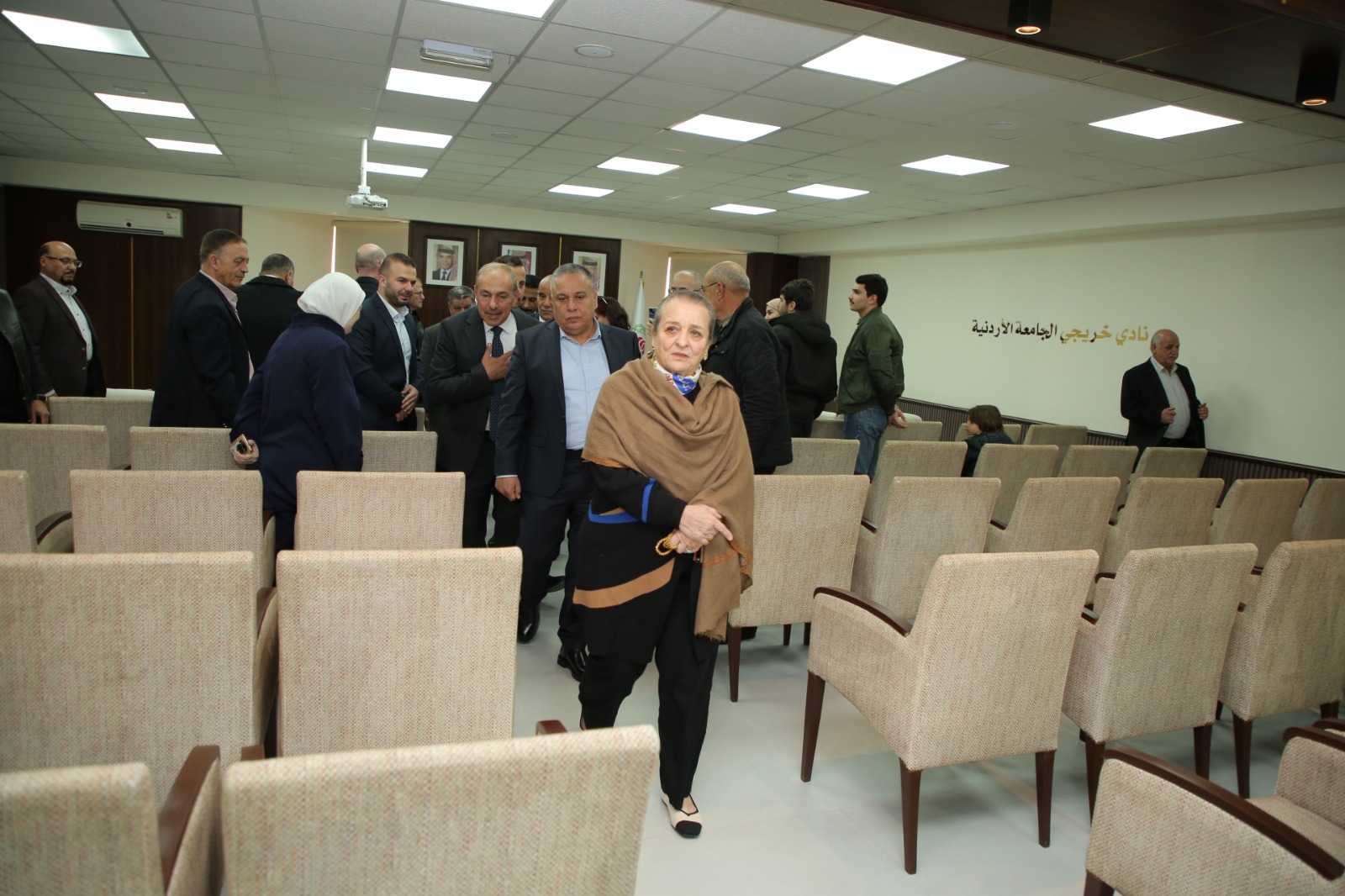 صاحبة السمو الملكي الأميرة عالية بنت الحسين المعظمة الرئيسة الفخرية تزور نادي خريجي الجامعة الأردنية