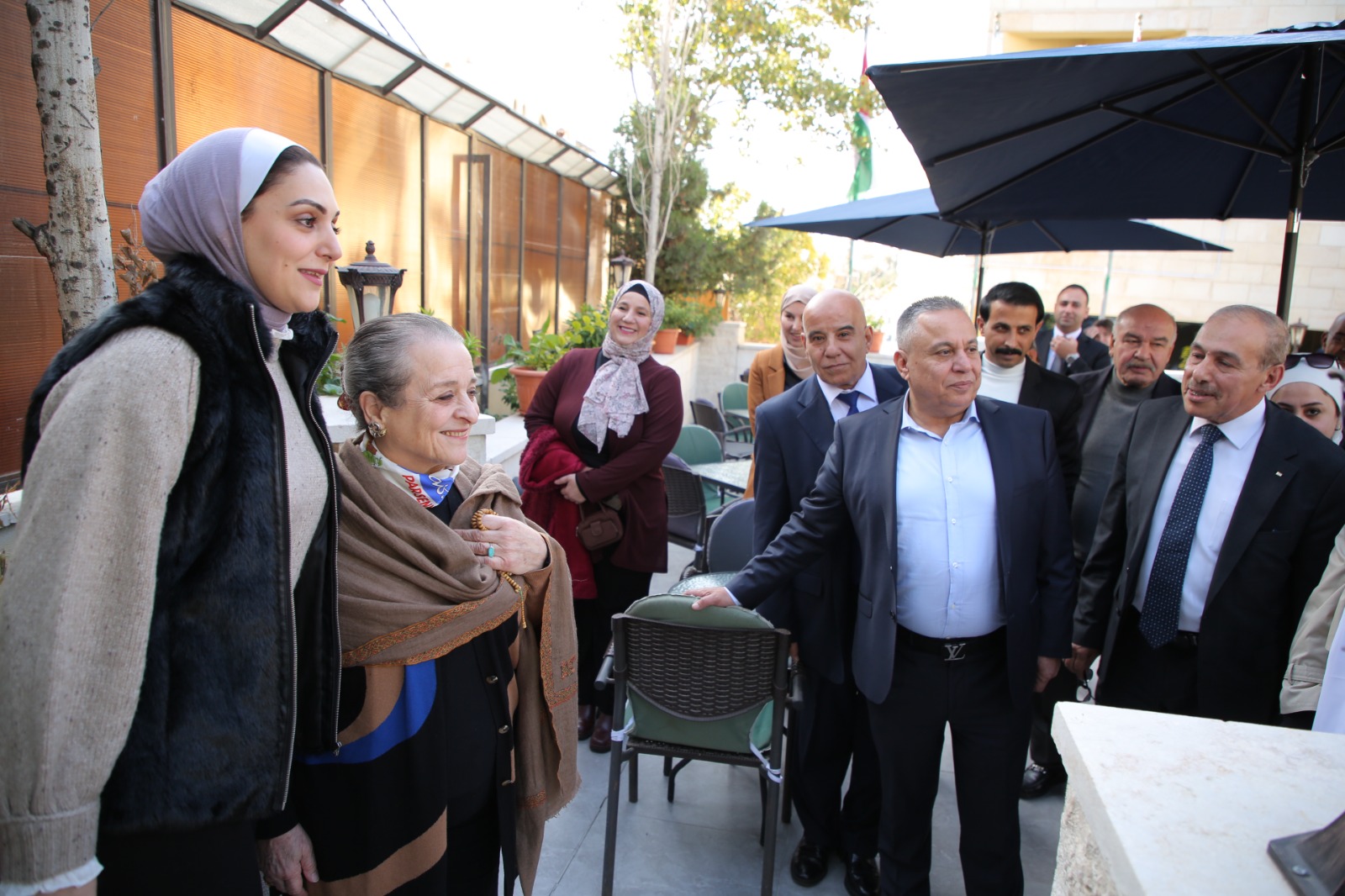 صاحبة السمو الملكي الأميرة عالية بنت الحسين المعظمة الرئيسة الفخرية تزور نادي خريجي الجامعة الأردنية