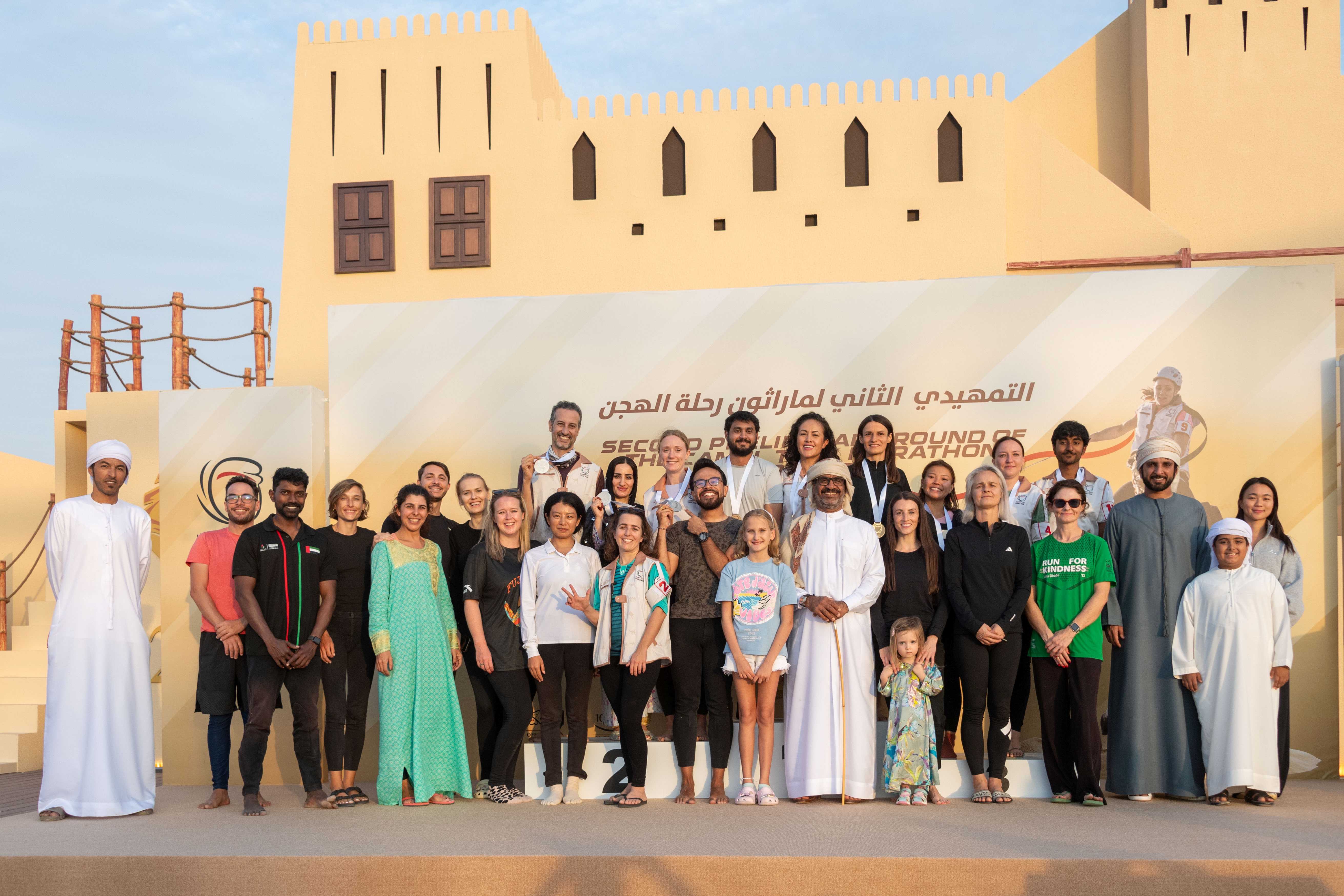 ثلاث فئات في ختام التمهيدي الثاني لماراثون رحلة الهجن