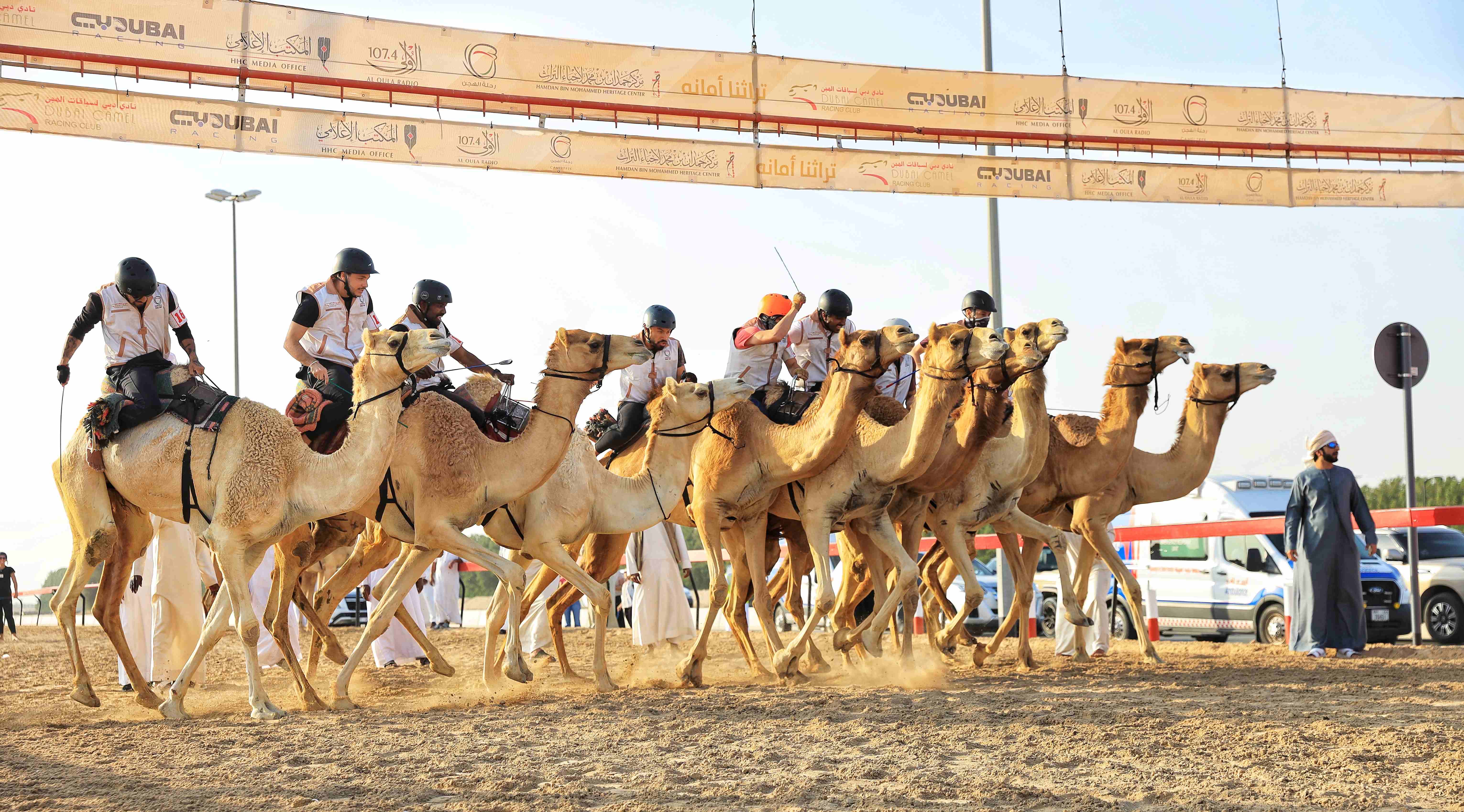 ثلاث فئات في ختام التمهيدي الثاني لماراثون رحلة الهجن