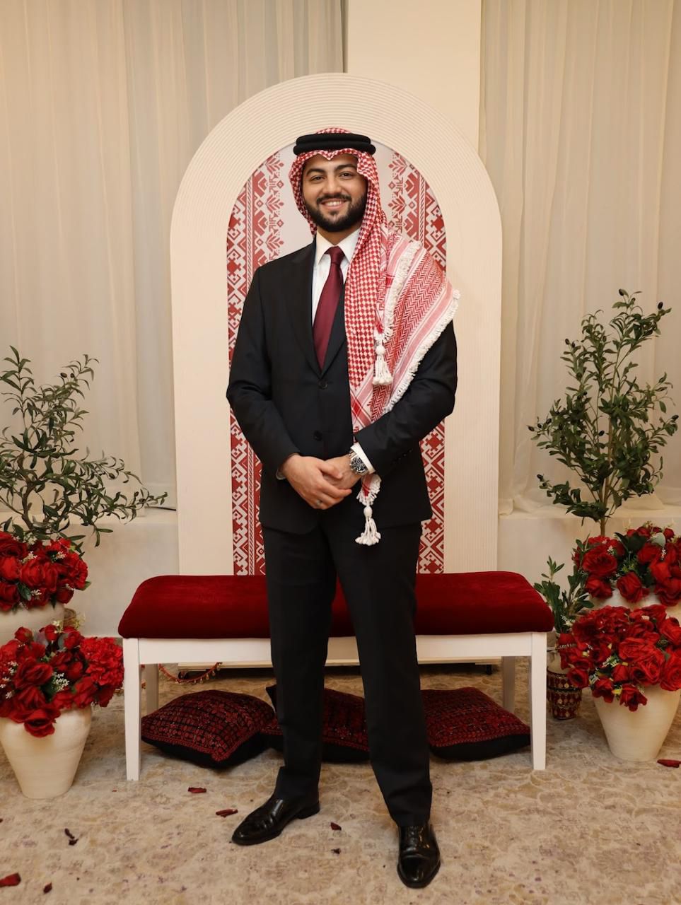 محمد موسى القضاة يحتفل بزفاف نجله منهل على الآنسة لندا حميدة في عمّان