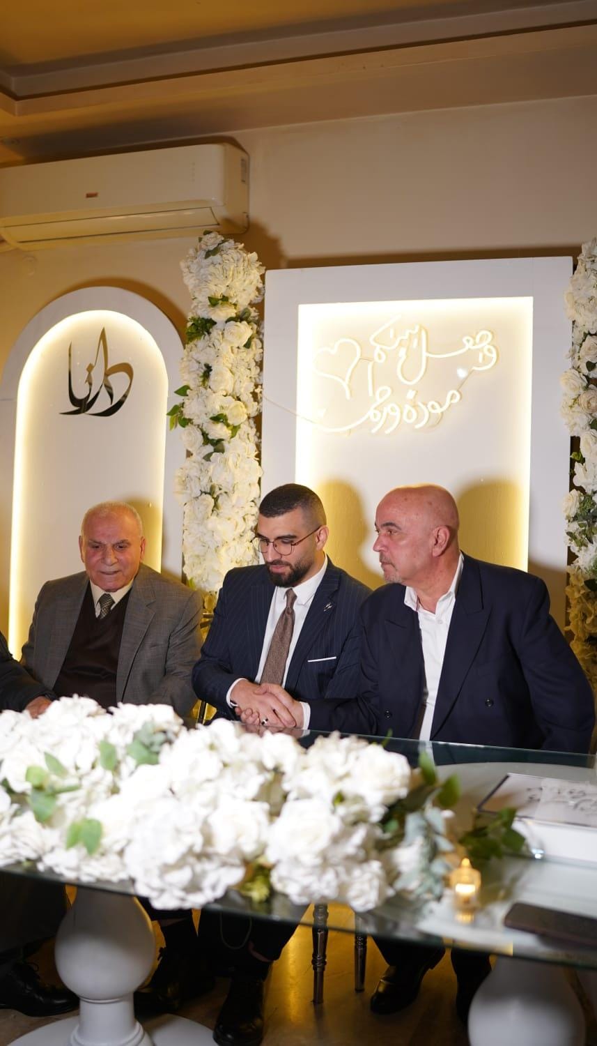 عقد قران سيف الدين نجل الصحفي محمد غنام