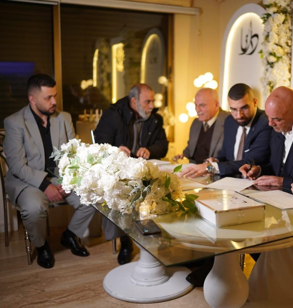 عقد قران سيف الدين نجل الصحفي محمد غنام