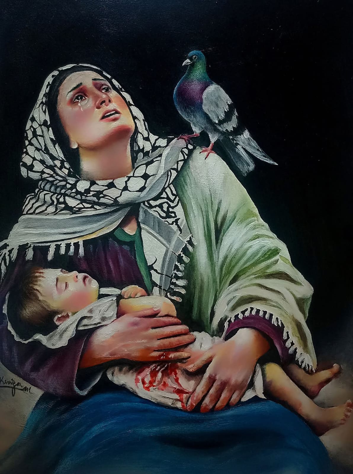 مبادرة “لون كلمة نغم” الدولية تطلق معرضًا فنيًا تشكيليًا إلكترونيًا ضمن حملة غزة تغرق