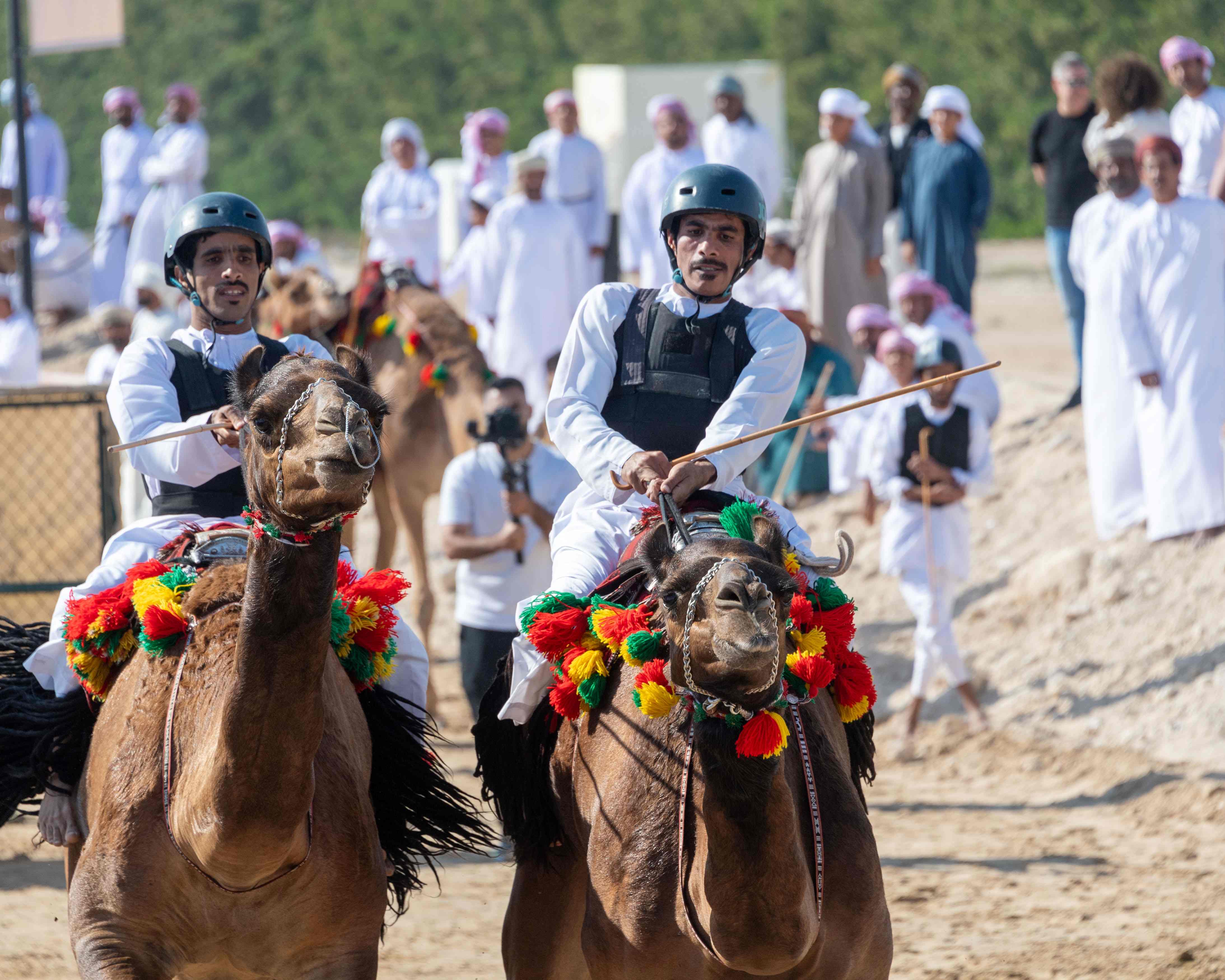 تزامنًا مع مهرجان ولي عهد دبي للهجن 2026 اختتام النسخة الثالثة من بطولة كاس فزاع للعرضة