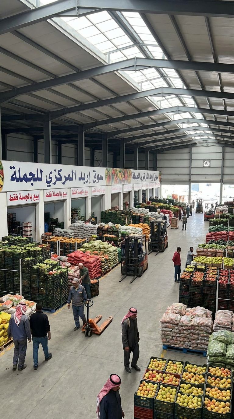 فرصة استثمارية نوعية في إربد سوق إربد المركزي