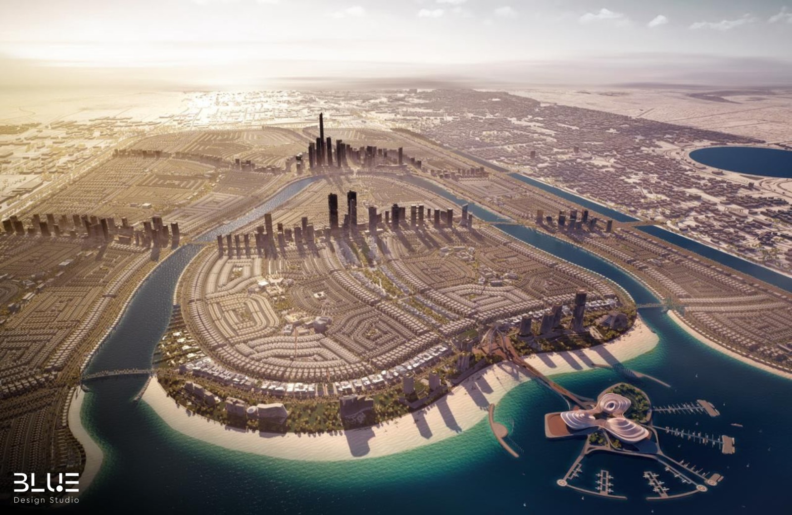  Blue Design Studio الشريك الاستراتيجي الرقمي لمشروع الدمام الجديد لمحاكاة حضرية لمدينة تمتد على مساحة 32 مليون متر مربع وباستثمارات مباشرة بقيمة 98 مليار ريال سعودي