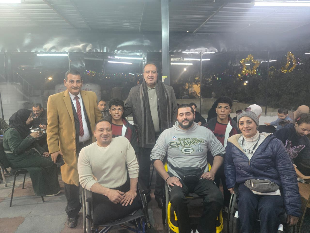 الجالودي يقيم كعادته الافطار السنوي لأسرة نادي الوفاء لذوي الإعاقة