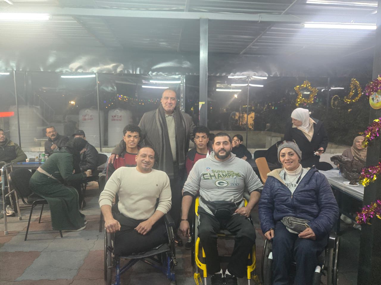 الجالودي يقيم كعادته الافطار السنوي لأسرة نادي الوفاء لذوي الإعاقة