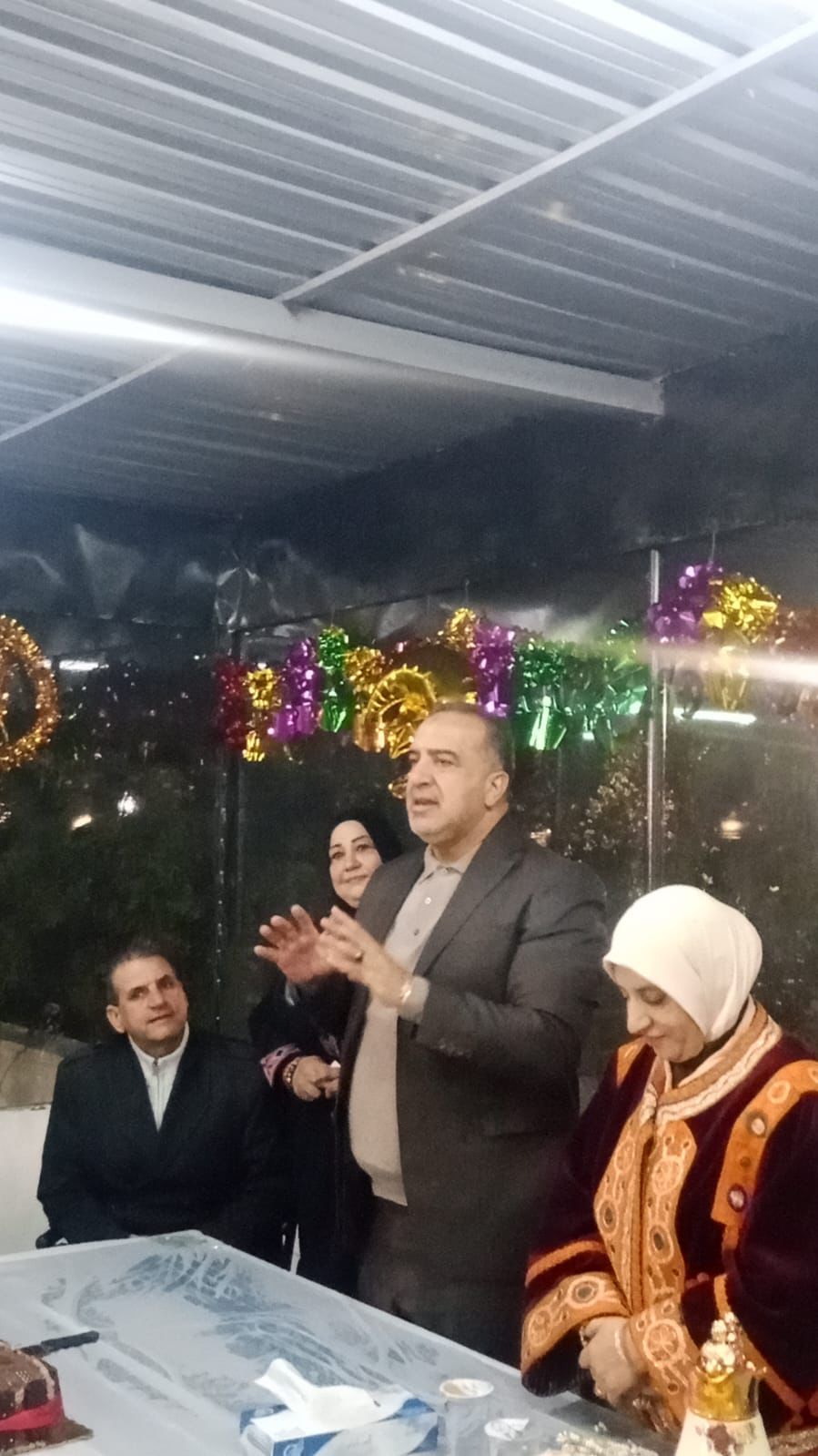 الجالودي يقيم كعادته الافطار السنوي لأسرة نادي الوفاء لذوي الإعاقة