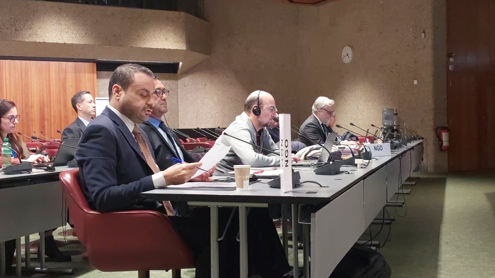 جمعية تحفيز للريادة والتطوير تشارك في اجتماع المفوضية السامية للاجئين بجنيف وشتيات يلقي بيانًا باسم المجتمع المدني