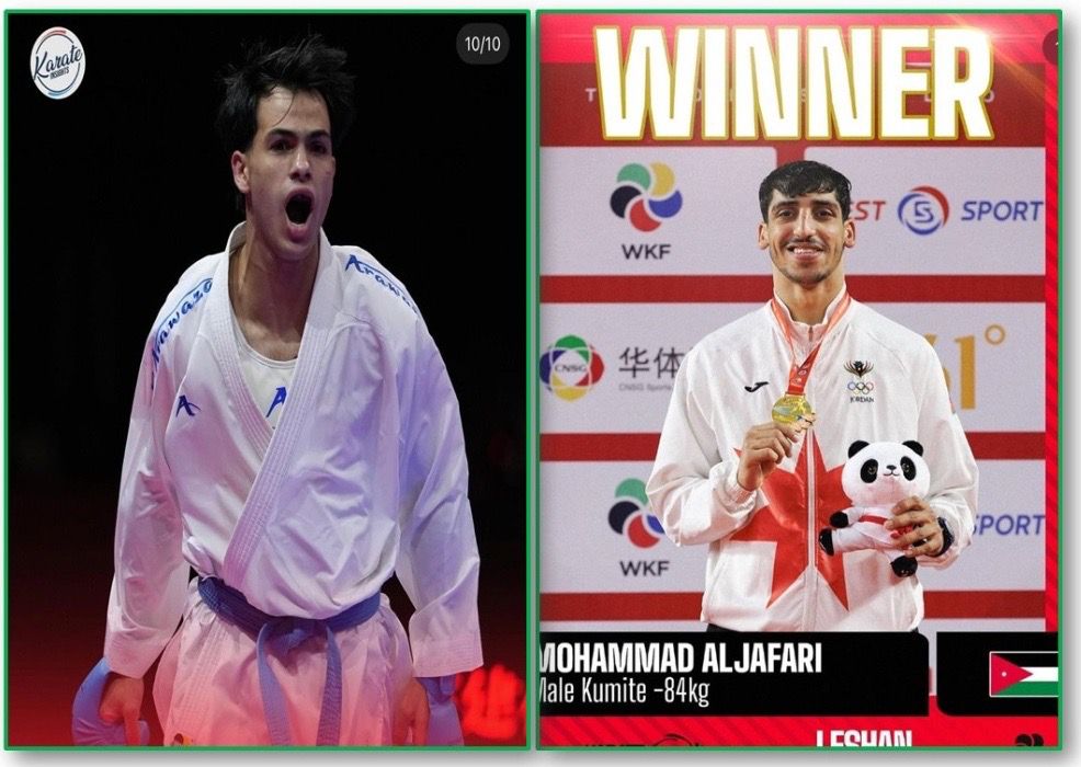 طلبة جامعة عمان الأهلية يحققون إنجازًا عالميًا في الكاراتيه