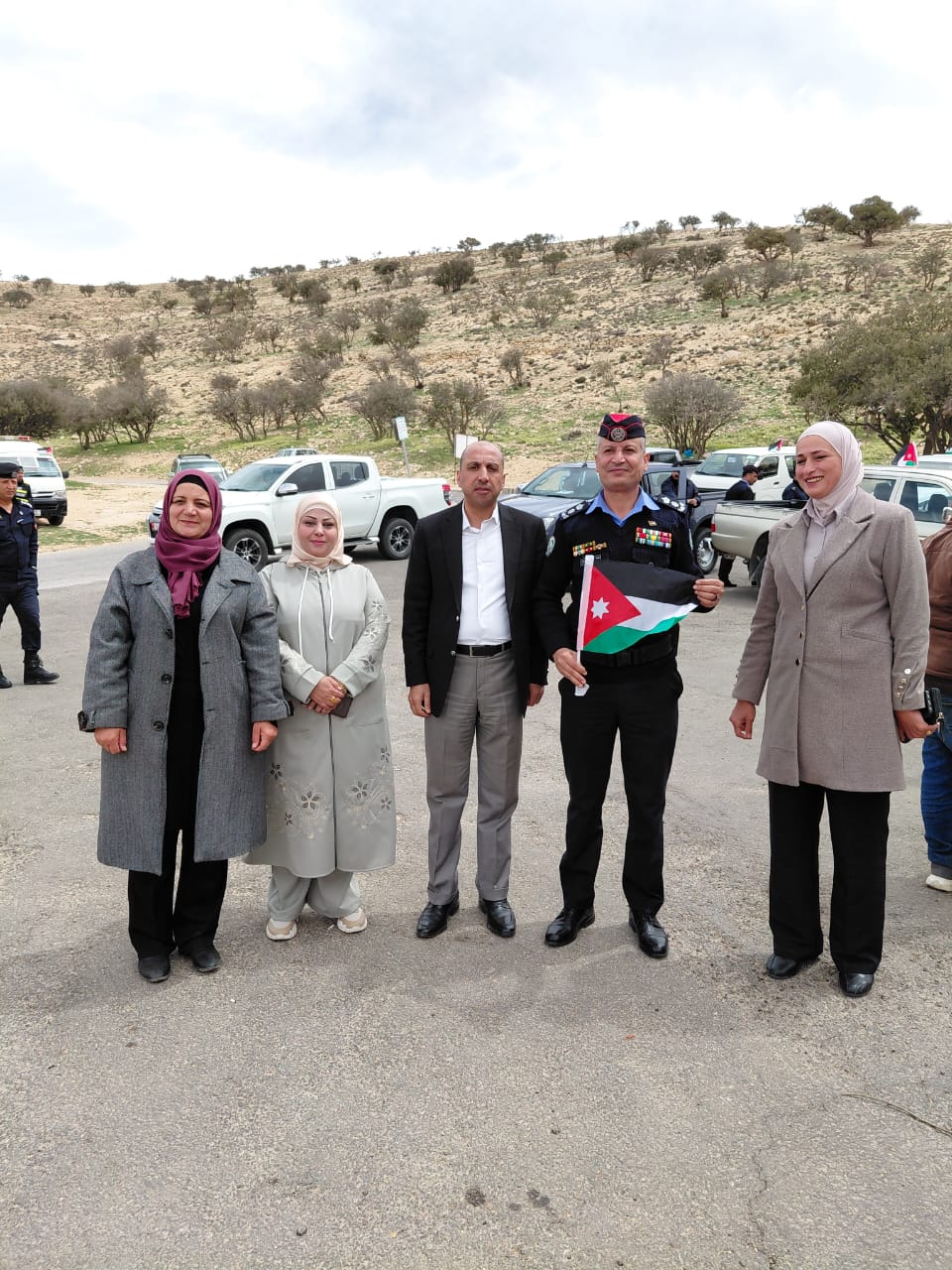 البترا ترفع العلم وتزرع الأمل خلال احتفال مديرية زراعة البترا بالعلم الأردني