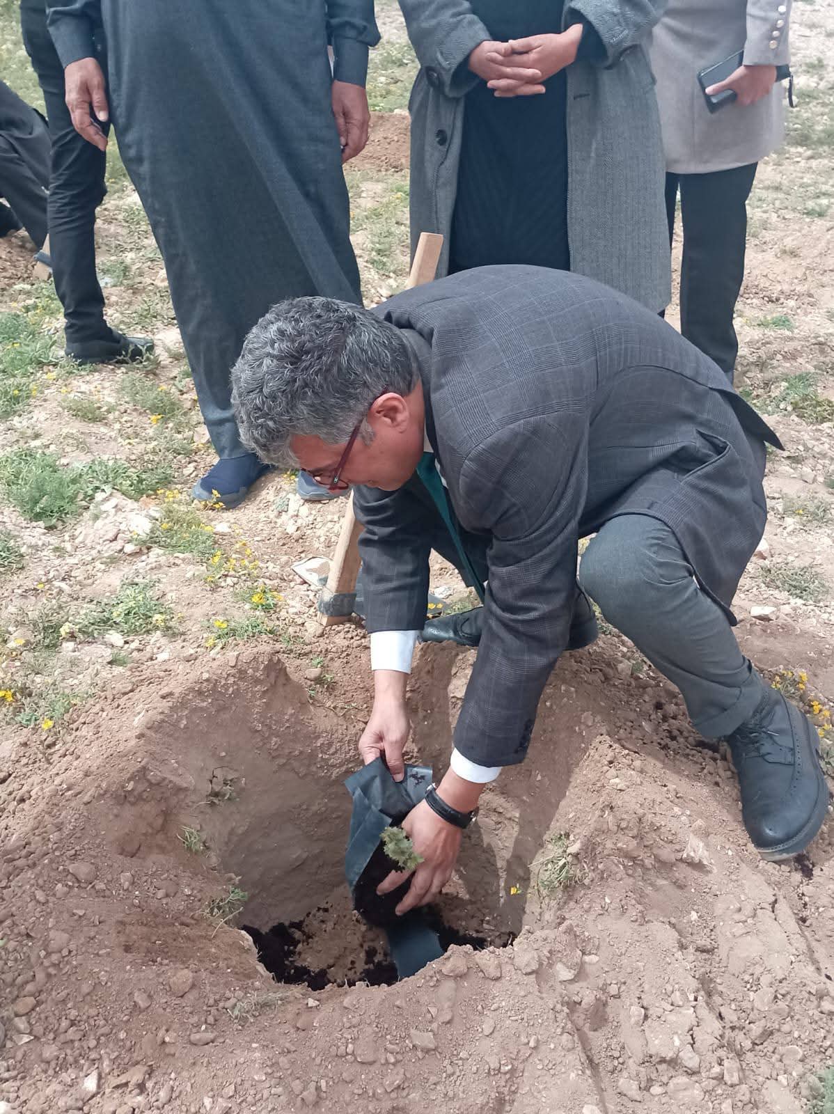 البترا ترفع العلم وتزرع الأمل خلال احتفال مديرية زراعة البترا بالعلم الأردني