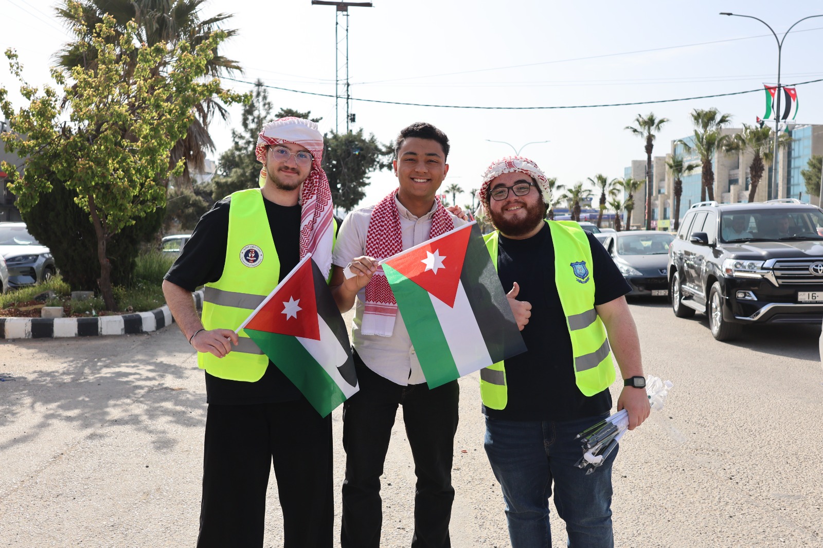 عمّان الأهلية تحتفل بيوم العلم الأردني