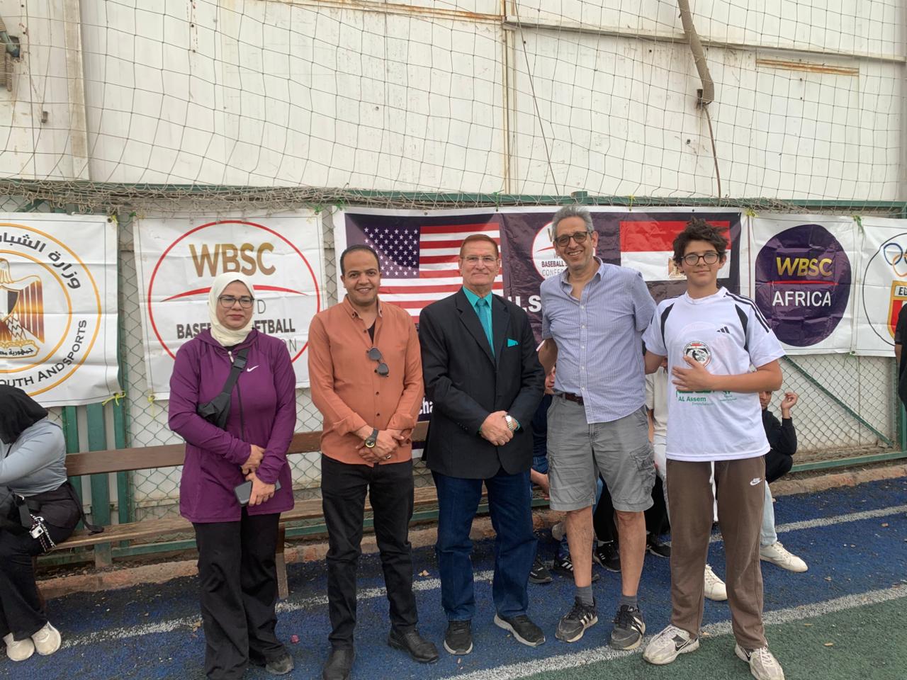 تجربة رياضية راقية لشباب البيسبول المصري بالتنافس مع الفريق الامريكي بالبيسبول والسوفتبول
