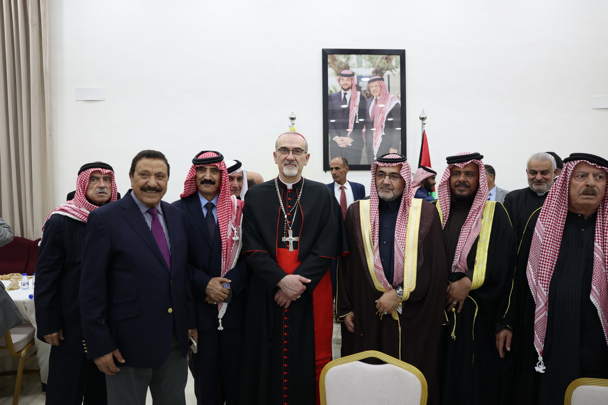 الكاردينال بيتسابالا من الفحيص: الأردن واحة سلام ووئام