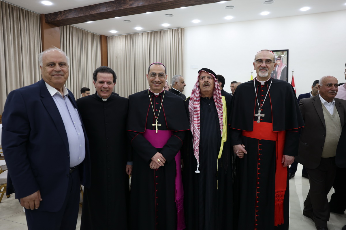 الكاردينال بيتسابالا من الفحيص: الأردن واحة سلام ووئام