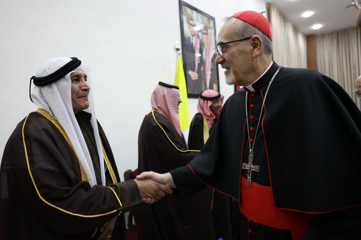 الكاردينال بيتسابالا من الفحيص: الأردن واحة سلام ووئام