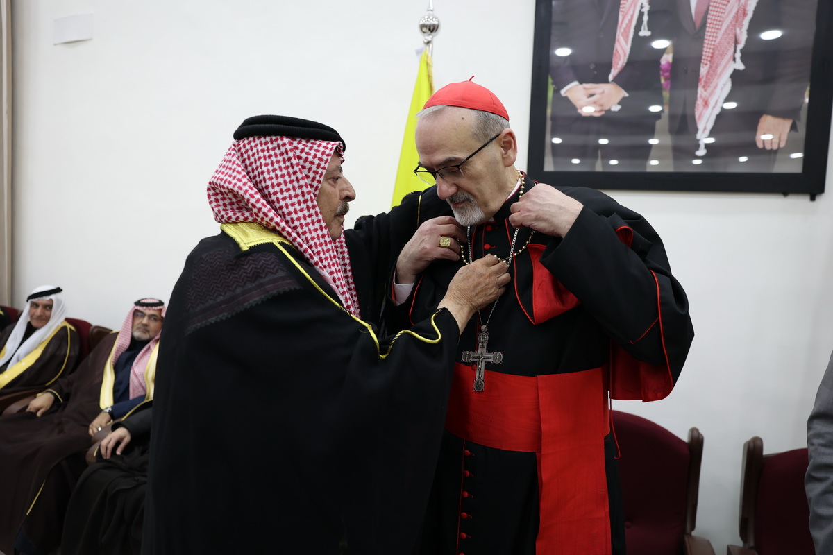 الكاردينال بيتسابالا من الفحيص: الأردن واحة سلام ووئام