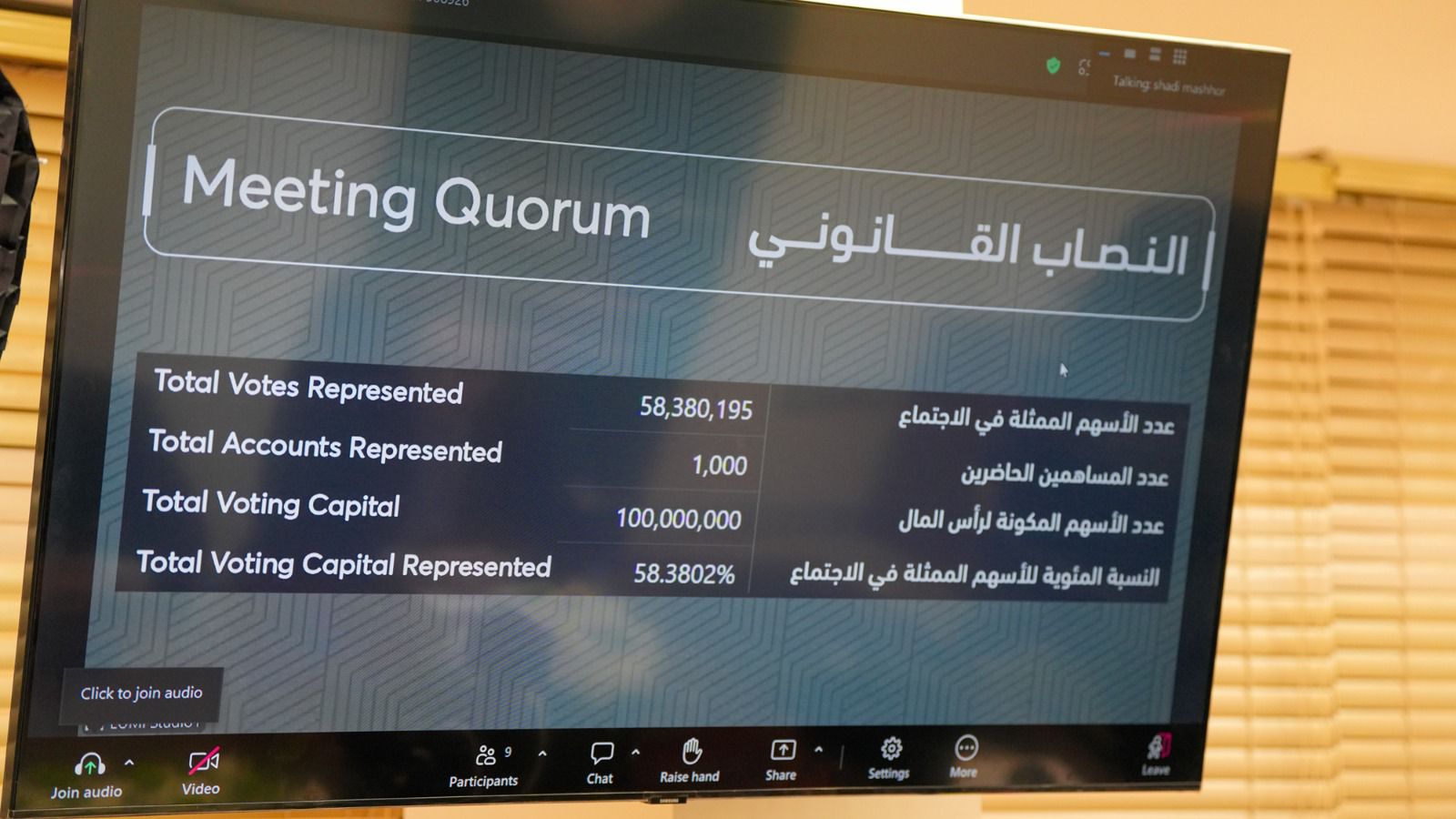 شركة مصفاة البترول الأردنية تعقد اجتماع الهيئة العامة لمساهميها