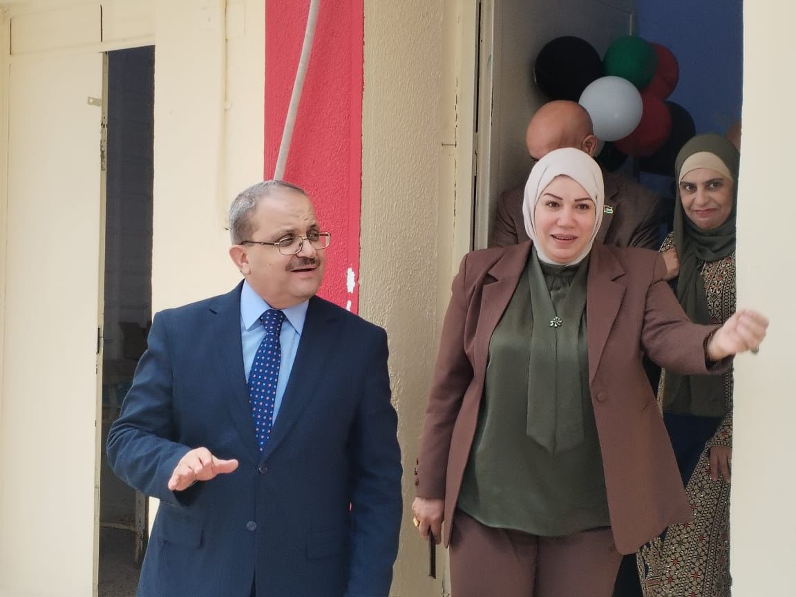عبيدات يرعى افتتاح مشروع مبادرة سنبلة في مدرسة إبن سينا الأساسية- كفرسوم في بني كنانة
