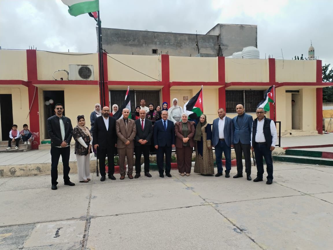 عبيدات يرعى افتتاح مشروع مبادرة سنبلة في مدرسة إبن سينا الأساسية- كفرسوم في بني كنانة