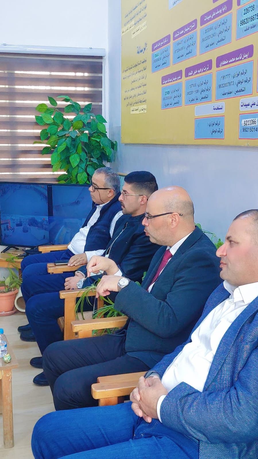 عبيدات يرعى افتتاح مشروع مبادرة سنبلة في مدرسة إبن سينا الأساسية- كفرسوم في بني كنانة