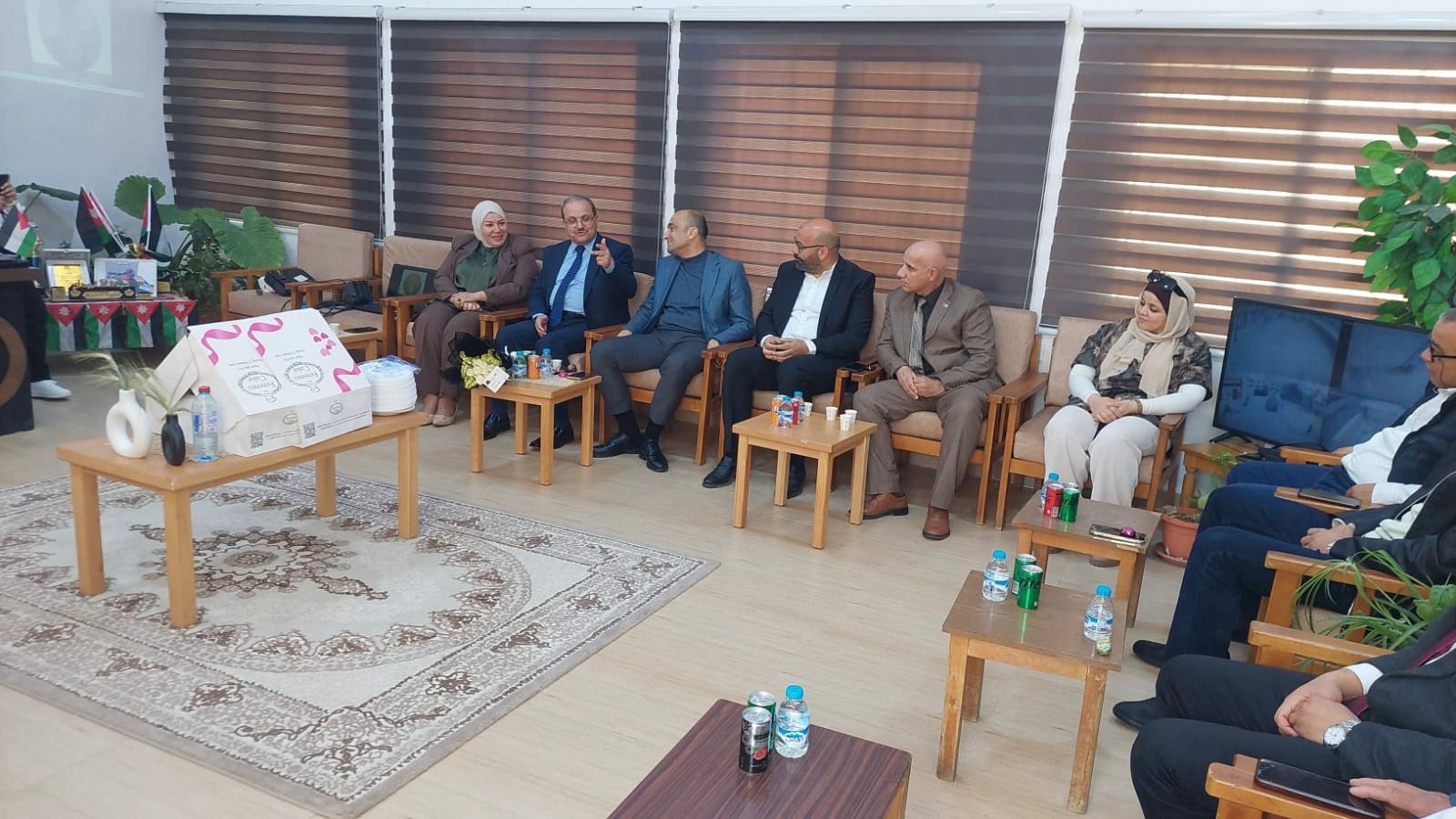 عبيدات يرعى افتتاح مشروع مبادرة سنبلة في مدرسة إبن سينا الأساسية- كفرسوم في بني كنانة