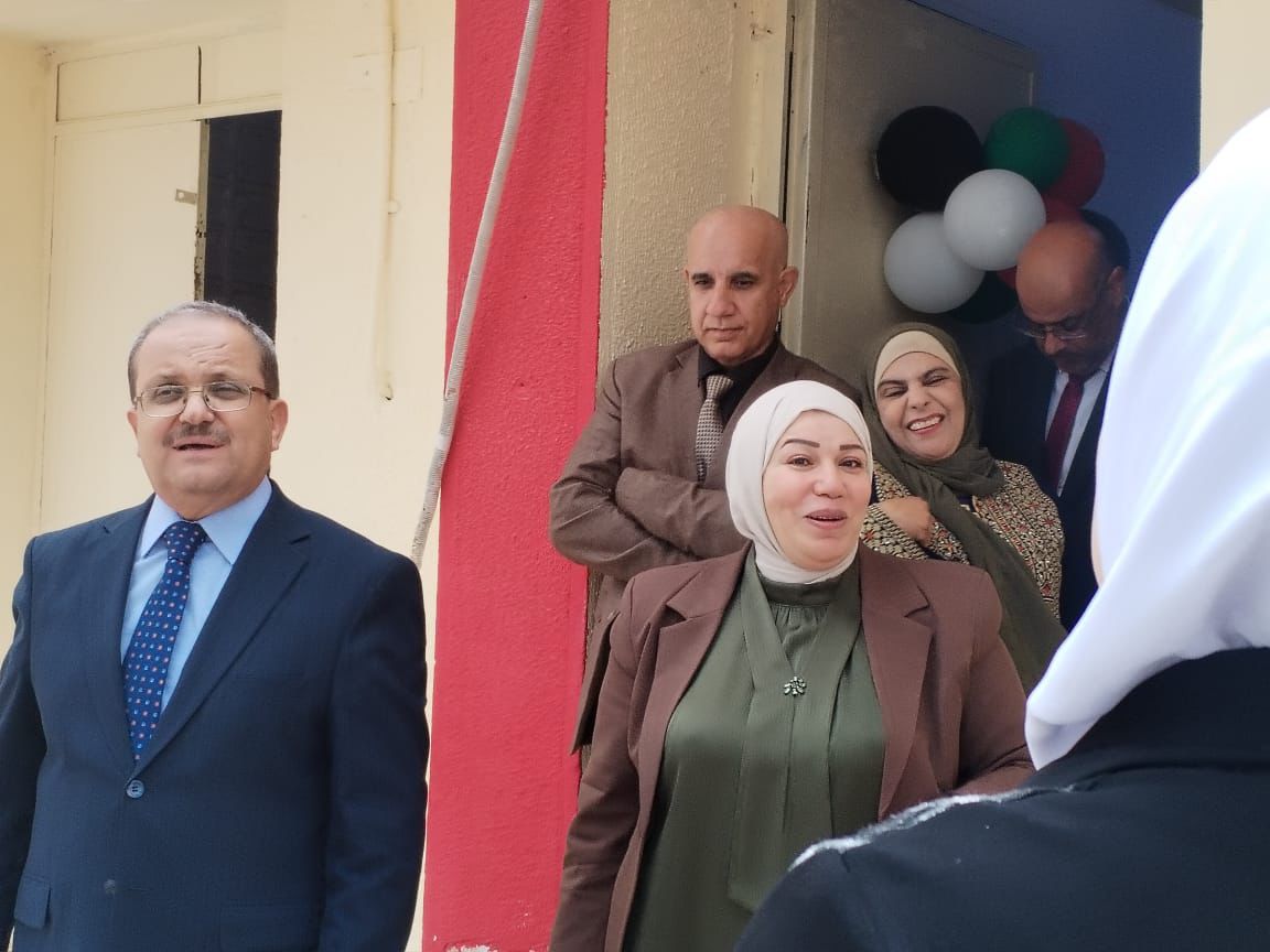 عبيدات يرعى افتتاح مشروع مبادرة سنبلة في مدرسة إبن سينا الأساسية- كفرسوم في بني كنانة